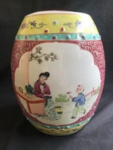 Antique Chinese ginger jar, marked bottom, handpainted - £92.15 GBP