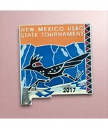 State Bowling Tournament New Mexico USBC Tie Hat Lapel Pin 2017 Roadrunn... - £10.70 GBP