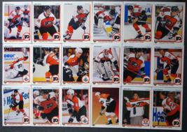 1990-91 Upper Deck UD Philadelphia Flyers Team Set of 18 Hockey Cards - $7.00