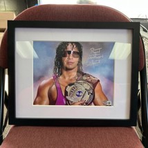 Bret “The Hitman” Hart - Signed Framed 8x10 - Beckett Coa - £79.09 GBP