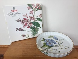 Spode Stafford Flowers Lida Acacia Oven To Tableware Flan Tart Quiche Di... - £63.94 GBP