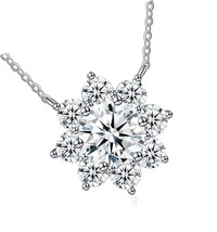 Diamond Pendant Necklace for Women, Gifts for Wife Mom 1Ct D - £401.70 GBP
