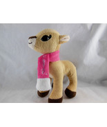 Clarice with Pink Scarf Rudolph The Red Nose Reindeer Plush 8&quot; tall CUTE! - $11.87