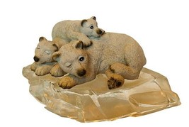 Polar Bear Figurine Ice Sculpture Franklin Mint anthropomorphic Arctic c... - $64.35