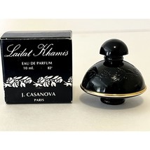 Vintage Lailat Khamis J Casanova Miniature Parfum 90% Full 10ml READ Mini - £12.78 GBP