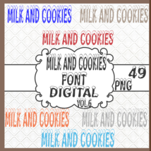Milk and Cookies Font Digital Vol.6 - £0.99 GBP