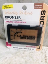 L.A. COLORS Matte Finish Bronzer-Bronzed Beauty CBPP259-Natural Looking Tan - £11.00 GBP