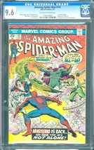 Amazing Spider-Man #141 (1975) CGC 9.6 -- O/w to white pages; 1st Danny Berkhart - £431.78 GBP