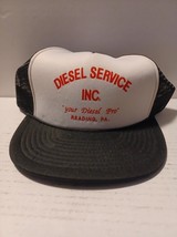Vintage Diesel Service Inc. Reading PA. Black/White Trucker Hat Winner Caps - $13.71
