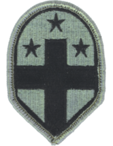 ACU PATCH - 332nd MEDICAL BRIGADE WITH HOOK &amp; LOOP NEW :KY23-10 - £3.15 GBP