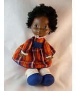 Vintage 1973 African Am Fisher Price Lapsitter Doll Elizabeth 13&quot; # 205 - $28.35 CAD