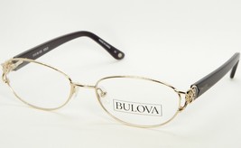 Neu Bulova ORLY Glänzend Gold Brille Damen Brille Metall Rahmen 51-16-135mm - £57.29 GBP