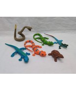 Lot Of (6) Reptile Amphibian Toys Lizard Turtle Snake  - €15,61 EUR