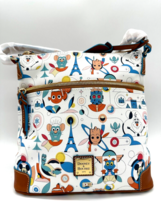 Disney Dooney &amp; and Bourke Epcot Reimagined Figment Crossbody Bag Purse ... - £150.12 GBP