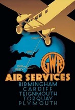 GWR Air Services by Ralph &amp; Brown - Art Print - £17.29 GBP+