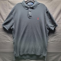VTG Polo By Ralph Lauren Polo Shirt Short Sleeve Size L Black W/ Red Pony Men’s - $13.55