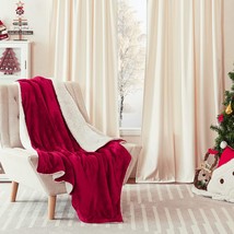 Christmas Sherpa Fleece Throw Blanket, 50 X 60 Inches, Super Soft Fluffy Thick - £31.55 GBP