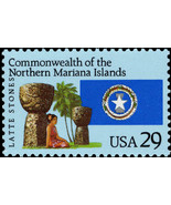 1993 29c Northern Mariana Islands, Latte Stones Scott 2804 Mint F/VF NH - $1.24