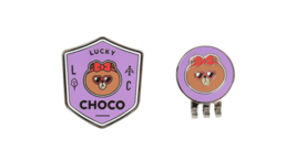 Line Friends Golf Character Ball Marker Choco Golf Accessory NWT - $27.81