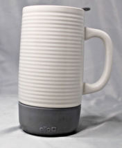 Ello Jane Ceramic Travel Mug with Slider Lid Gray White 18 Ounces - $14.36