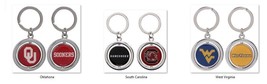 NCAA Spinning Logo Key Ring Keychain Forever Collectibles Select Team Below - £11.95 GBP