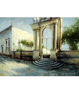 30x40 inches Architecture Oil Painting Canvas Art Wall Decor modern001 - £158.84 GBP