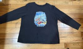 DISNEY 2011  Happy Holidays LONG SLEEVE T-SHIRT 3XL Blue - €10,57 EUR