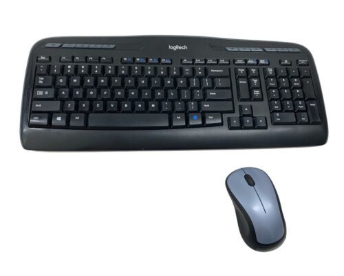 Logitech Wireless Desktop MK320 Cordless Keyboard & Mouse 920-01032 - $11.98
