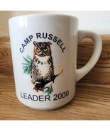 Vintage Boy Scouts of America Camp Russell LEADER 2000 Mug Cup W/ OWL BSA - €8,11 EUR