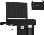 Versatile Folding Stadium Seat with Cup Holder, Padded Cushion, and Straps - $70.24