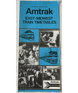 Amtrak East-Midwest Train Vintage Timetables Schedule April 25, 1976 - £7.72 GBP