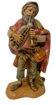 Fontanini 1993 Josiah Playing Bagpipes 5&quot; Depose Italy Nativity Figure w/Box - £10.33 GBP