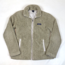 Patagonia Womens Los Gatos Full Zip Jacket Brown Teddy Fleece Size Small - $29.69