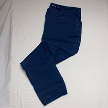 Women’s Jeans 24 Comfortable Stretch Skinny Dark Wash Denim by Avenue Sp... - £19.44 GBP