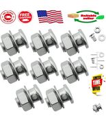 8Pcs Durable Brake Cable Regulator Clamp Lock Screws for Bicycles &amp; Moto... - $245.05 MXN