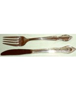 Air Canada Silverplate Cutlery Fork &amp; Knife 1950s - £11.24 GBP