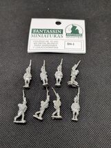 (8) Fantassin Miniatures 15mm  Infantry Holding Bayonet Metal Miniatures... - $19.41 CAD