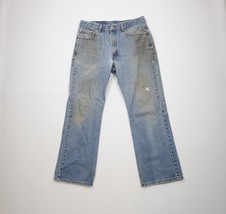 Vintage Y2K 2001 Levis 517 Mens 34x30 Thrashed Flared Bootcut Denim Jean... - £59.54 GBP