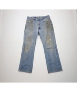 Vintage Y2K 2001 Levis 517 Mens 34x30 Thrashed Flared Bootcut Denim Jean... - $108.25 CAD