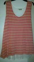 Derek Heart Plus multi-color striped sleeveless tunic top 3X.                563 - £5.17 GBP