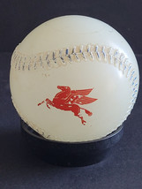 Flying Pegasus  Glass Baseball Coin Bank Vintage Promo Collectible Mobil... - $25.73