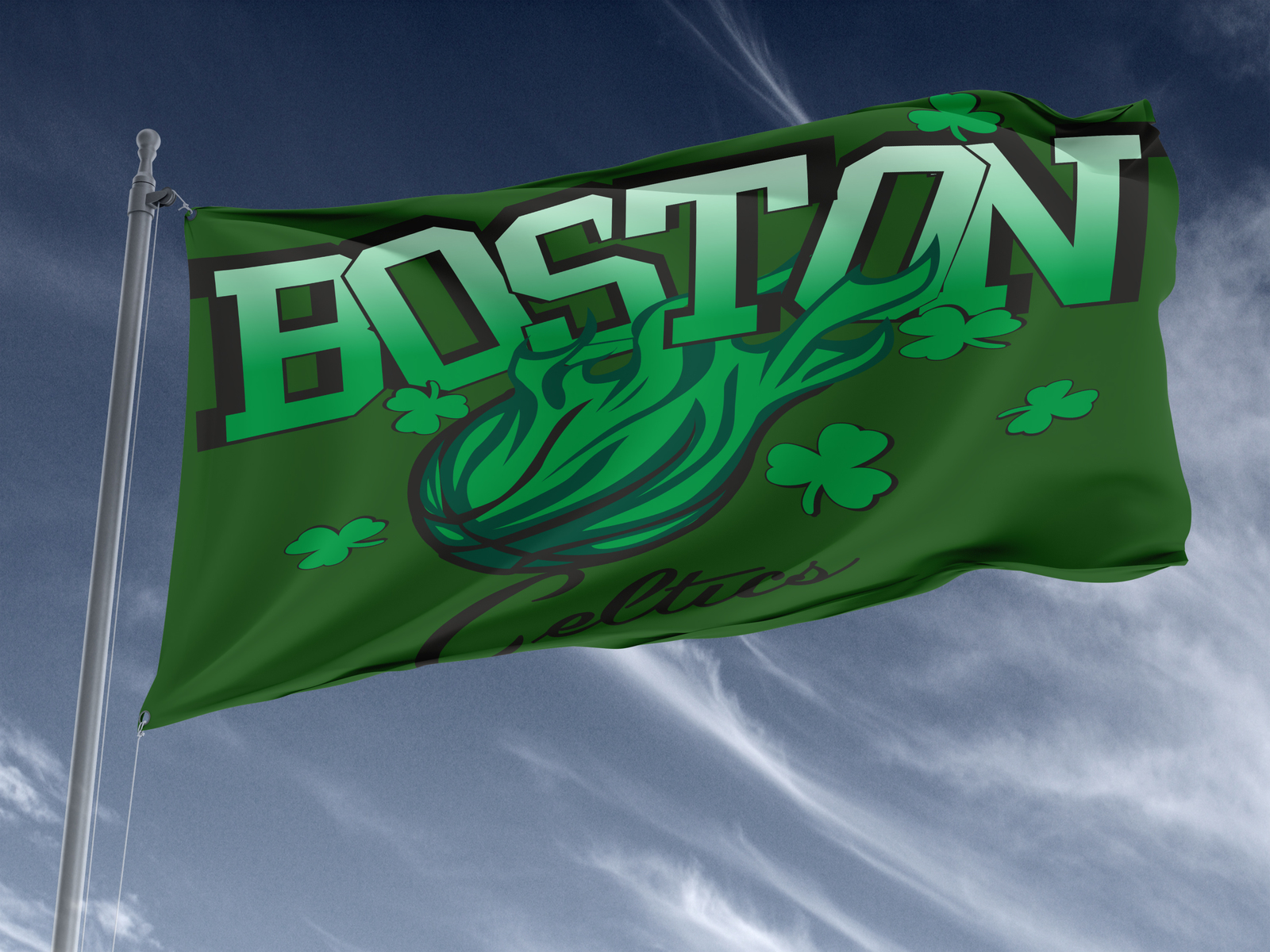 Striscione Divertente 'The Celtics Are The Ball' 3x5 Piedi. Perfetto Per La Tana Dell'uomo! - Foto 4