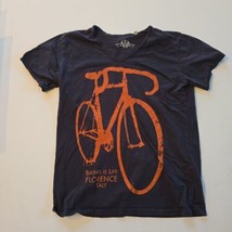 FIRENZE - T-SHIRT GALLERY-Woman&#39;s Small &quot;Biking Is Life&quot; FLORENCE ITALY-... - $18.98