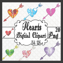 Hearts Digital Clipart Vol. 125 - $1.25