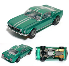 2023 Afx Ho Slot Car MEGA-G+ 1966 Ford Mustang Fastback Mettalic Green Lmtd. Ed. - $56.99
