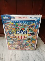 White Mountain Puzzle " Made In America " Sealed 1000 Piece - $19.79
