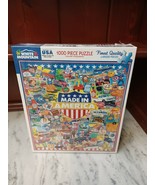 White Mountain Puzzle &quot; Made In America &quot; Sealed 1000 Piece - $27.14 CAD