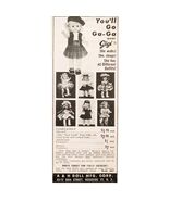 1957 A&amp;H Gigi Doll Sleeping Walking Advertisement Toys Outfits Kids F7B - $363.58 MXN