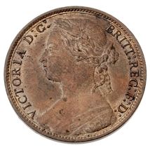 1879 Great Britain Penny in Extra Fine XF Condition KM #755 - $101.58