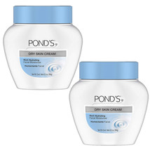 (2 Pack) NEW Pond&#39;s Dry Skin Cream Rich Hydrating Moisturizer 6.50 Ounces - £19.80 GBP